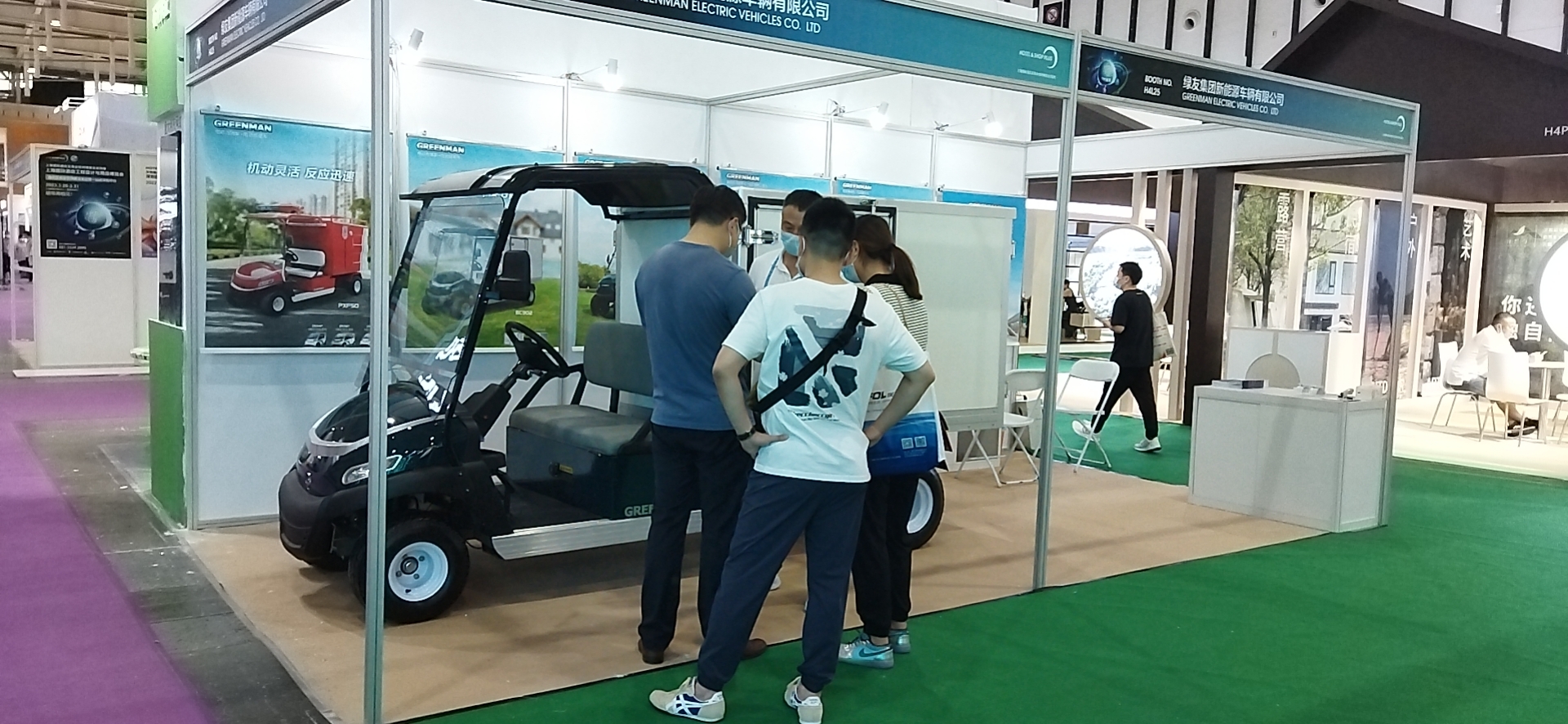 綠友電動(dòng)布草車(chē) 亮相2022年上海國際酒店設計與用品展會(huì )